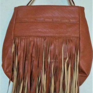 Deeply Fringed Hobo Bag